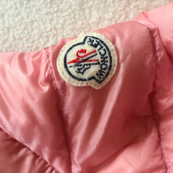 Moncler Pink Lightweight puffer Jacket kids 12-18 months - Picture 4 of 7